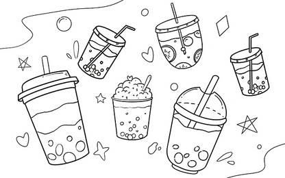 饮料简笔画图片大全 饮料简笔画图片大全简单