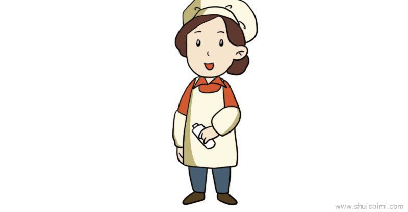 工人教程儿童画怎么画 工人教程简笔画画法