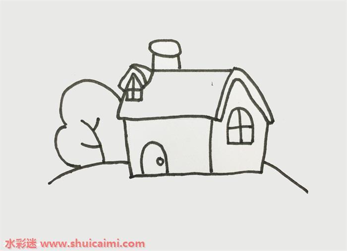 房子怎么画 房子简笔画简单彩色