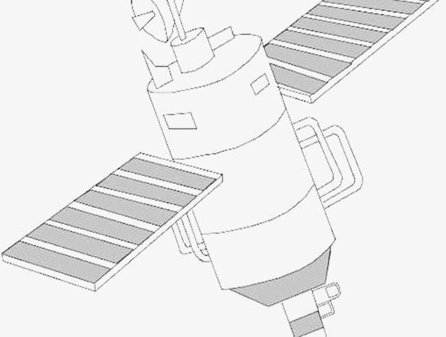 神舟飞船简笔画 神舟飞船简笔画彩色