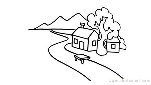 我家乡简笔画怎么画 我家乡简笔画画法