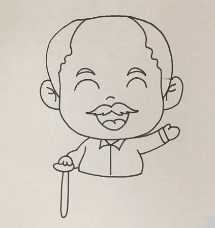 老年人简笔画 老奶奶简笔画