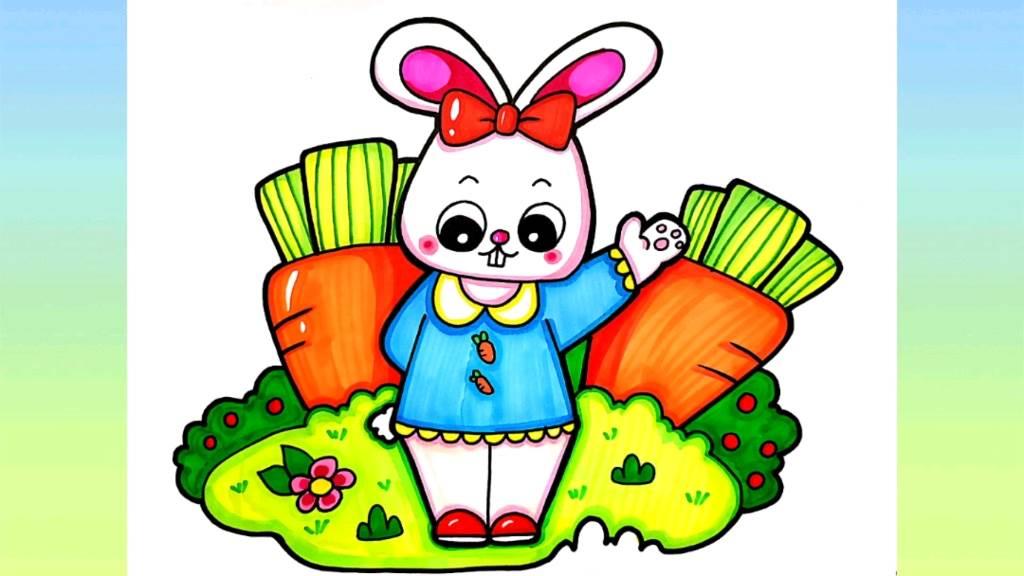 小白兔简笔画图片大全 小白兔简笔画图片大全彩色