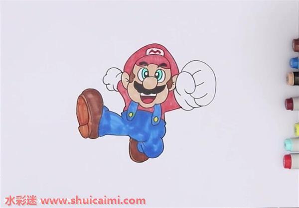 超级玛丽怎么画 超级玛丽简笔画简单好看彩色