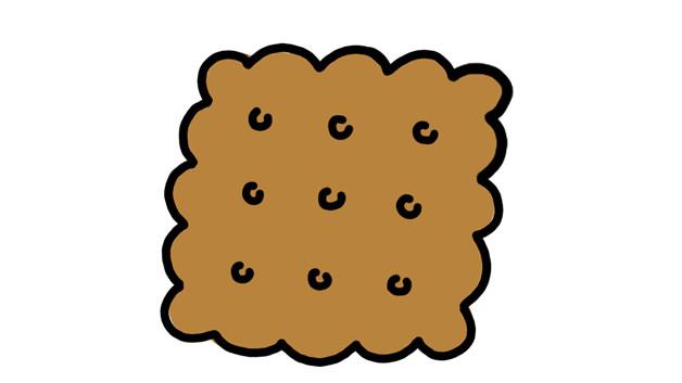 饼干简笔画怎么画 饼干简笔画好看