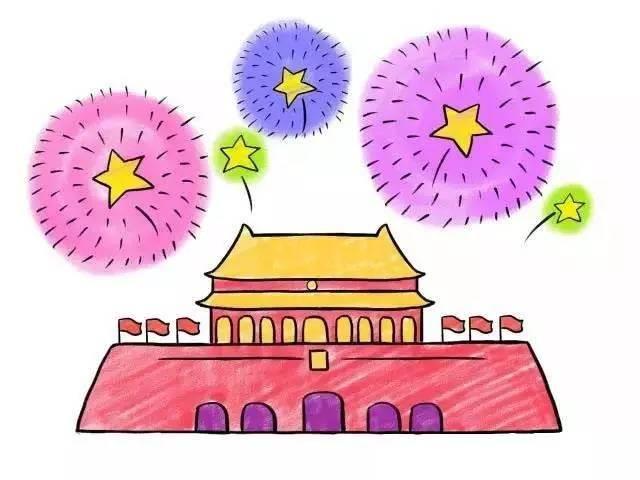 北京天门的简笔画 北京天门简笔画画法