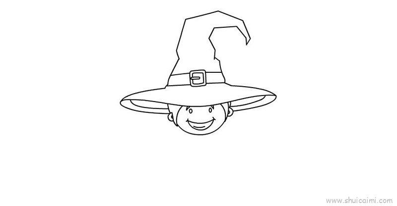 小魔女儿童画怎么画 小魔女简笔画简单