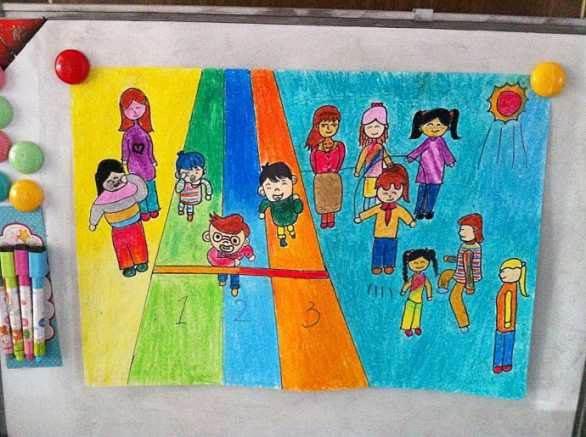 运动会简笔画 运动会简笔画儿童画