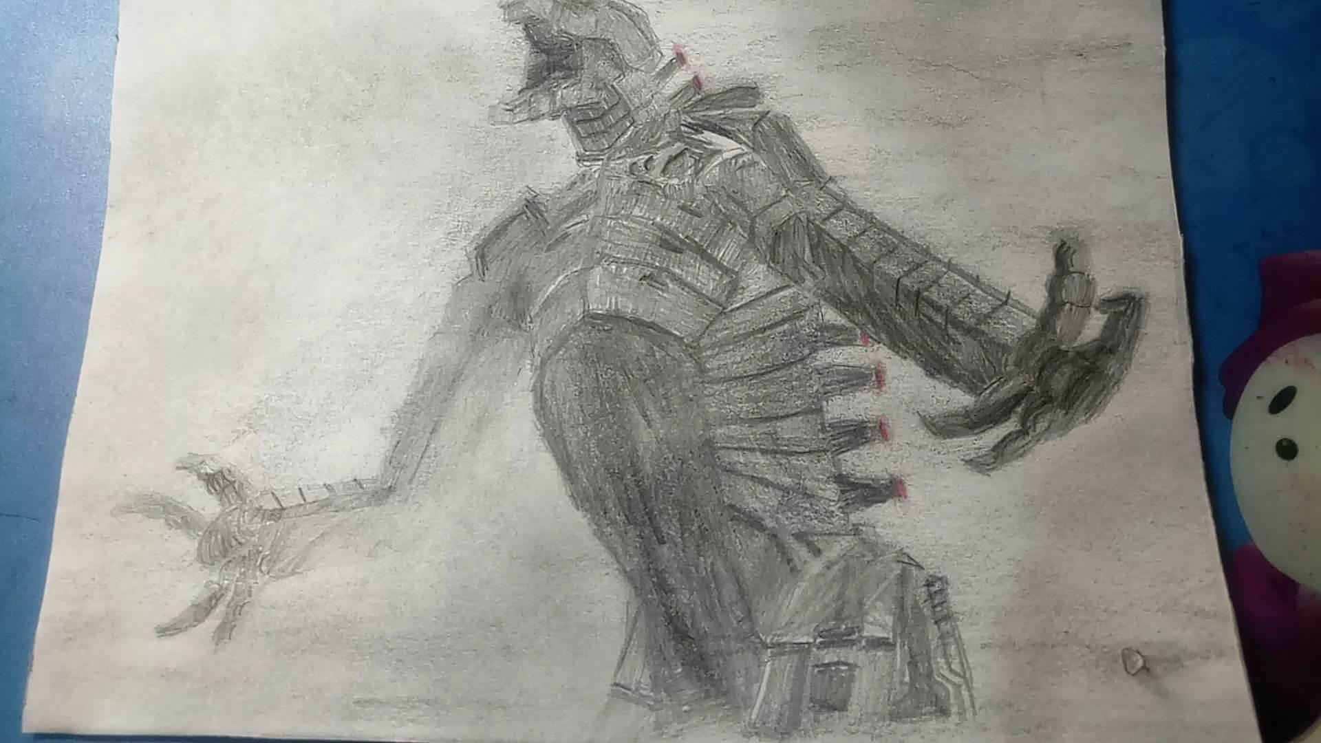 哥斯拉简笔画 哥斯拉简笔画图片大全