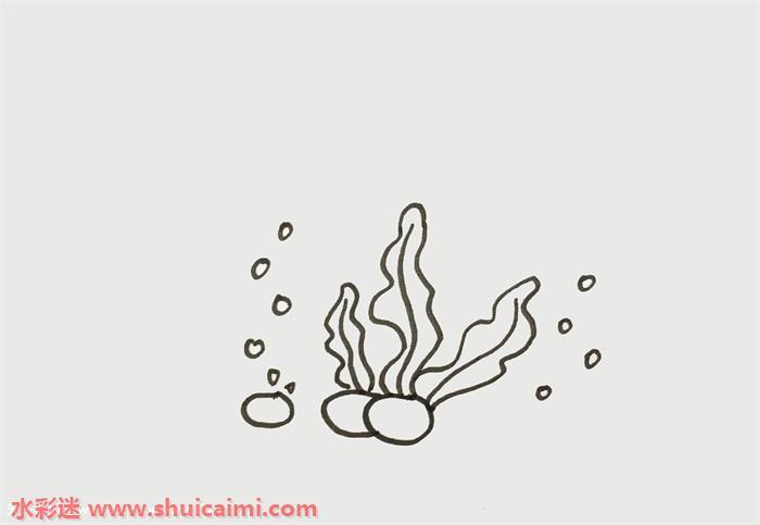 海洋世界怎么画 海洋世界简笔画简单又漂亮彩色