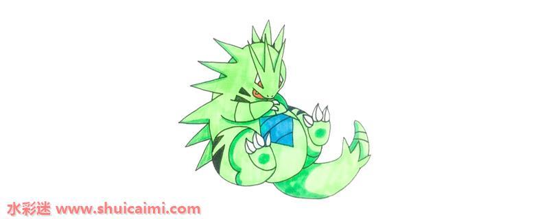 班吉拉怎么画 班吉拉简笔画画法