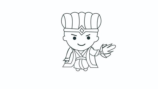 诸葛亮简笔画怎么画 诸葛亮简笔画简单