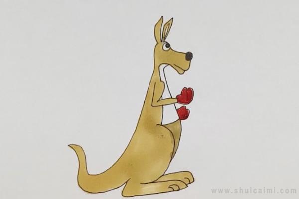 袋鼠简笔画怎么画 袋鼠简笔画顺序