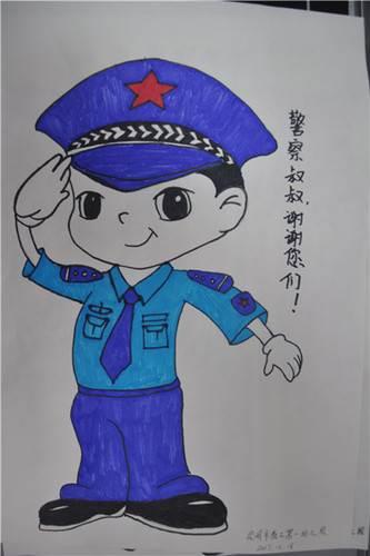 警察简笔画 警察简笔画图片大全