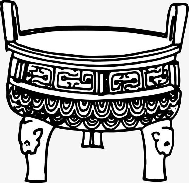 青铜器简笔画 青铜器简笔画图片大全彩色