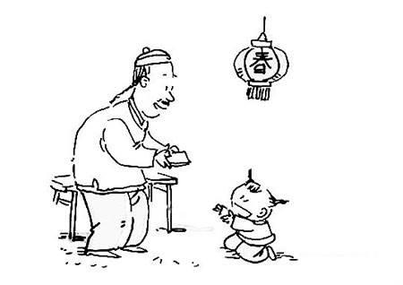 小孩子拜年图片简笔画 小孩子拜年图片简笔画怎么画