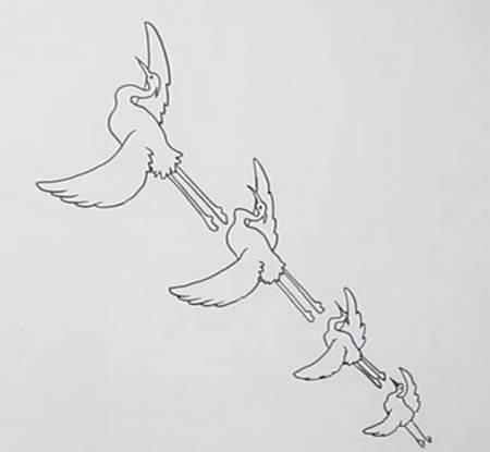 白鹭简笔画 白鹭简笔画简单又漂亮