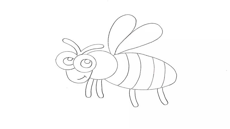 大黄蜂简笔画怎么画 大黄蜂简笔画图片大全
