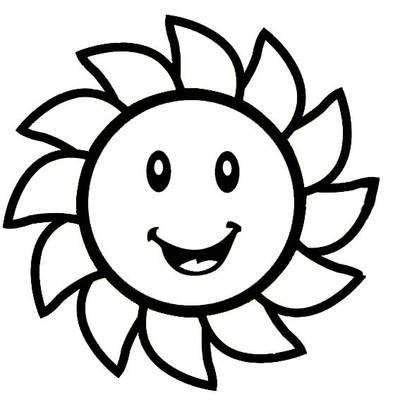 qq一个太阳简笔画 qq一个太阳简笔画图片