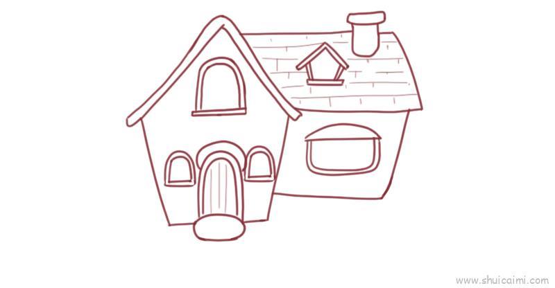 房屋儿童画怎么画 房屋简笔画好看