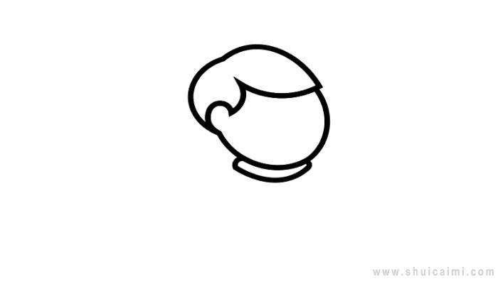 买年货简笔画怎么画 买年货简笔画顺序