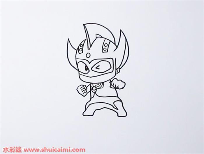 泰罗奥特曼怎么画 泰罗奥特曼简笔画简单好看