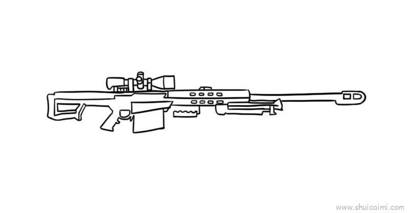 巴雷特儿童画怎么画 巴雷特简笔画画法