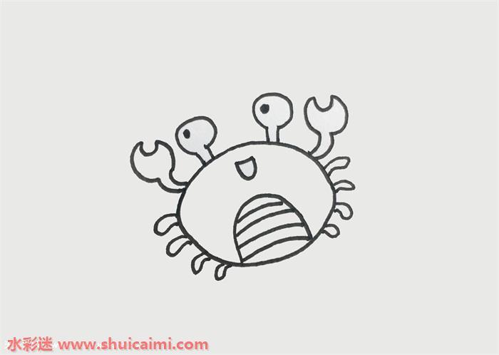 巨蟹座怎么画简单又可爱 十二星座巨蟹座简笔画图片大全