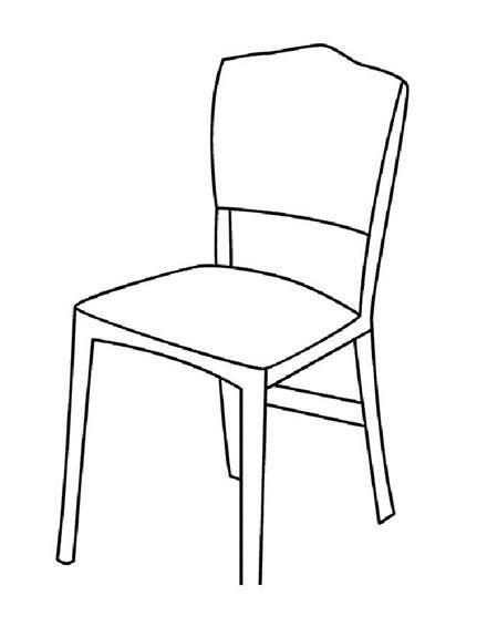 椅子简笔画 椅子简笔画简单又漂亮