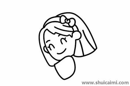 母亲节彩色儿童简笔画