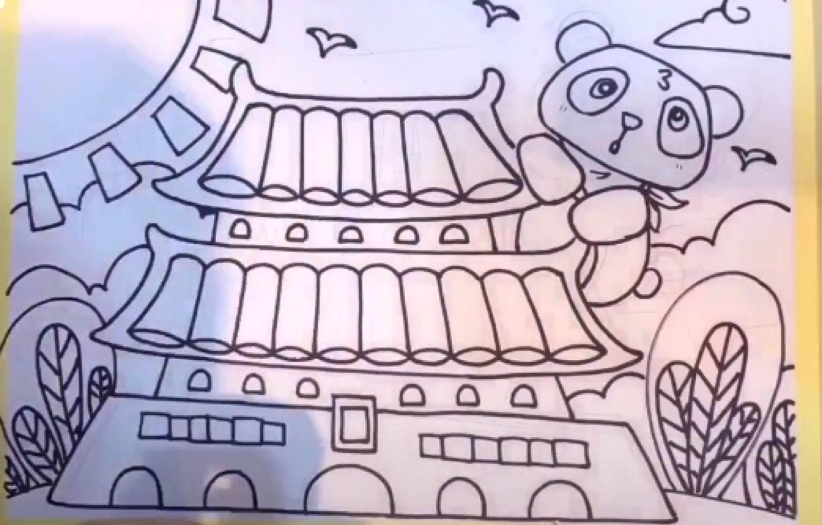 故宫简笔画 故宫简笔画简单又漂亮