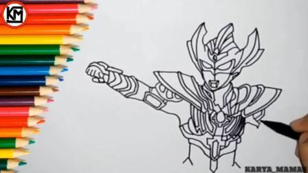 赛迦奥特曼简笔画 赛迦奥特曼简笔画图片大全