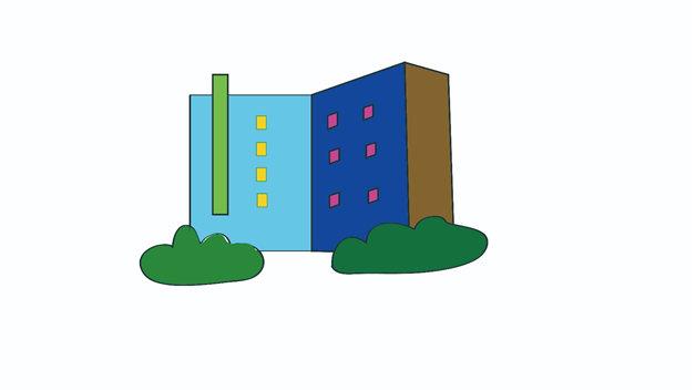 楼房的简笔画怎么画 楼房简笔画简单又好看