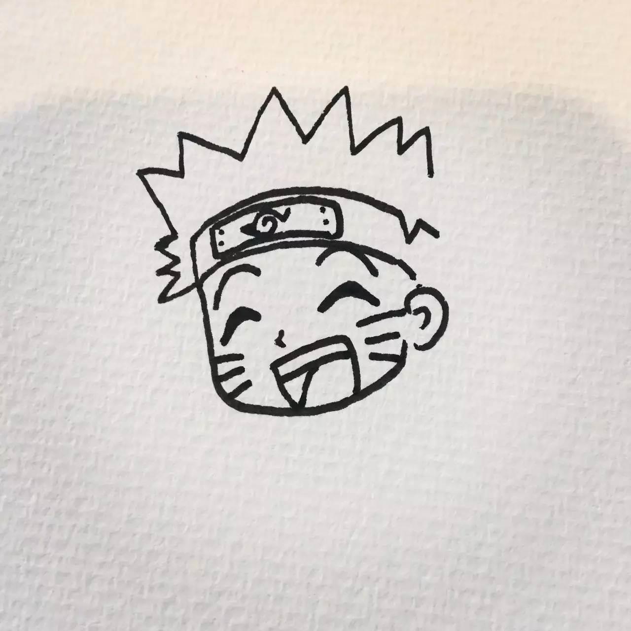 火影忍者简笔画 火影忍者简笔画晓组织