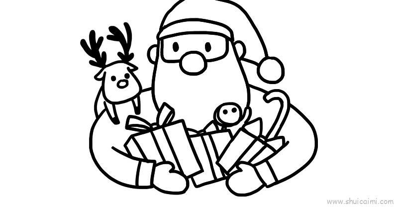 圣诞节圣诞老人儿童画怎么画 圣诞节圣诞老人简笔画简单又好看