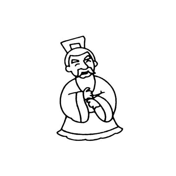 太上老君简笔画图片 太上老君的简笔画图片