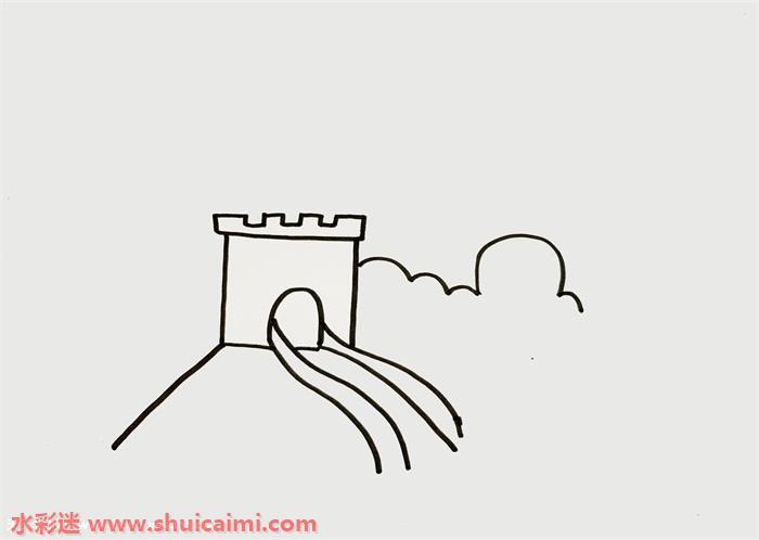 长城怎么画 长城简笔画彩色