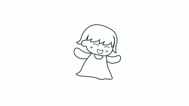 天使简笔画怎么画 天使简笔画好看