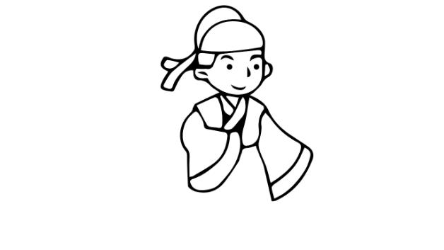 古装的简笔画怎么画 古装简笔画顺序
