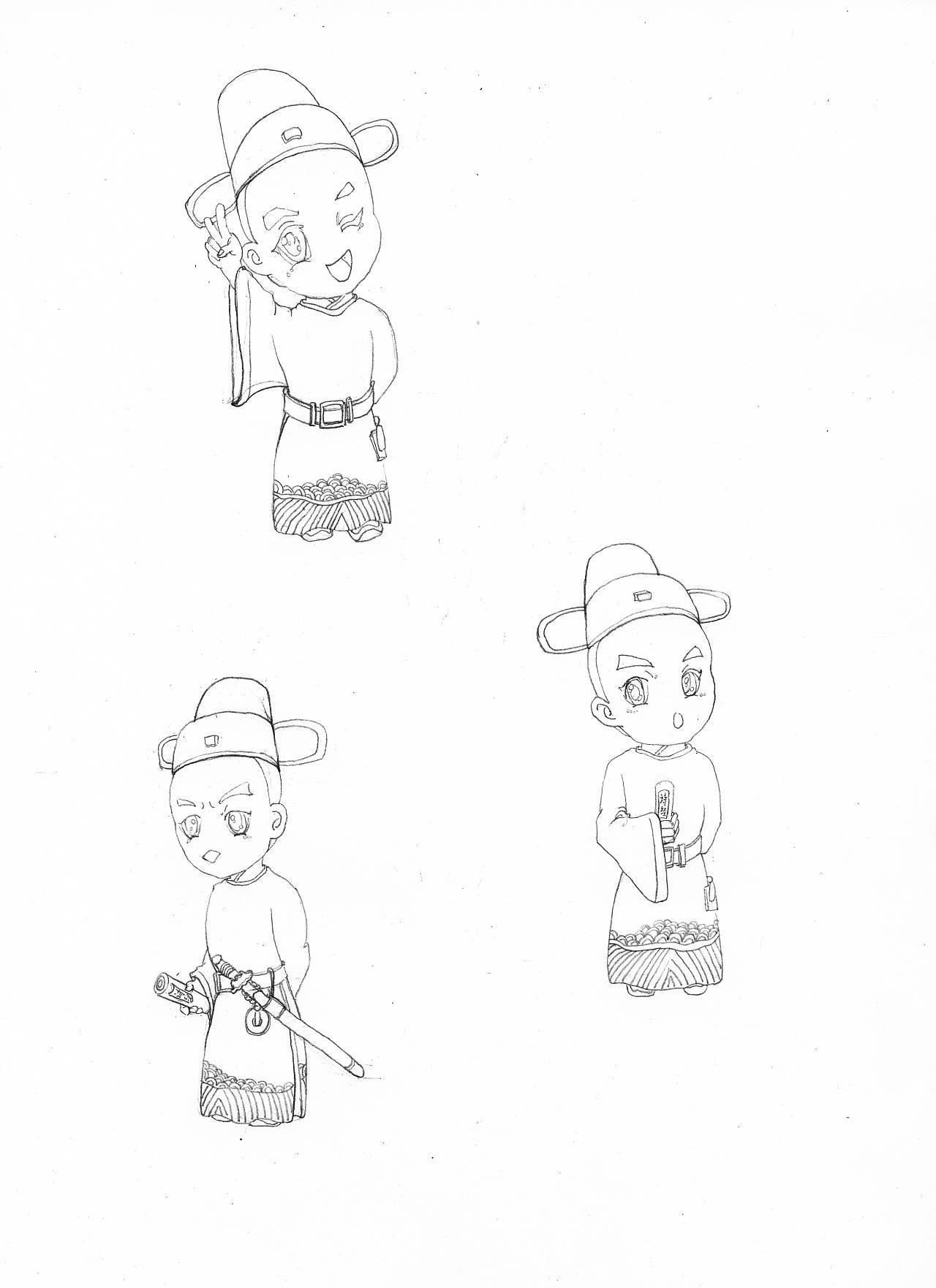 土地公土地婆简笔画 土地公的简笔画