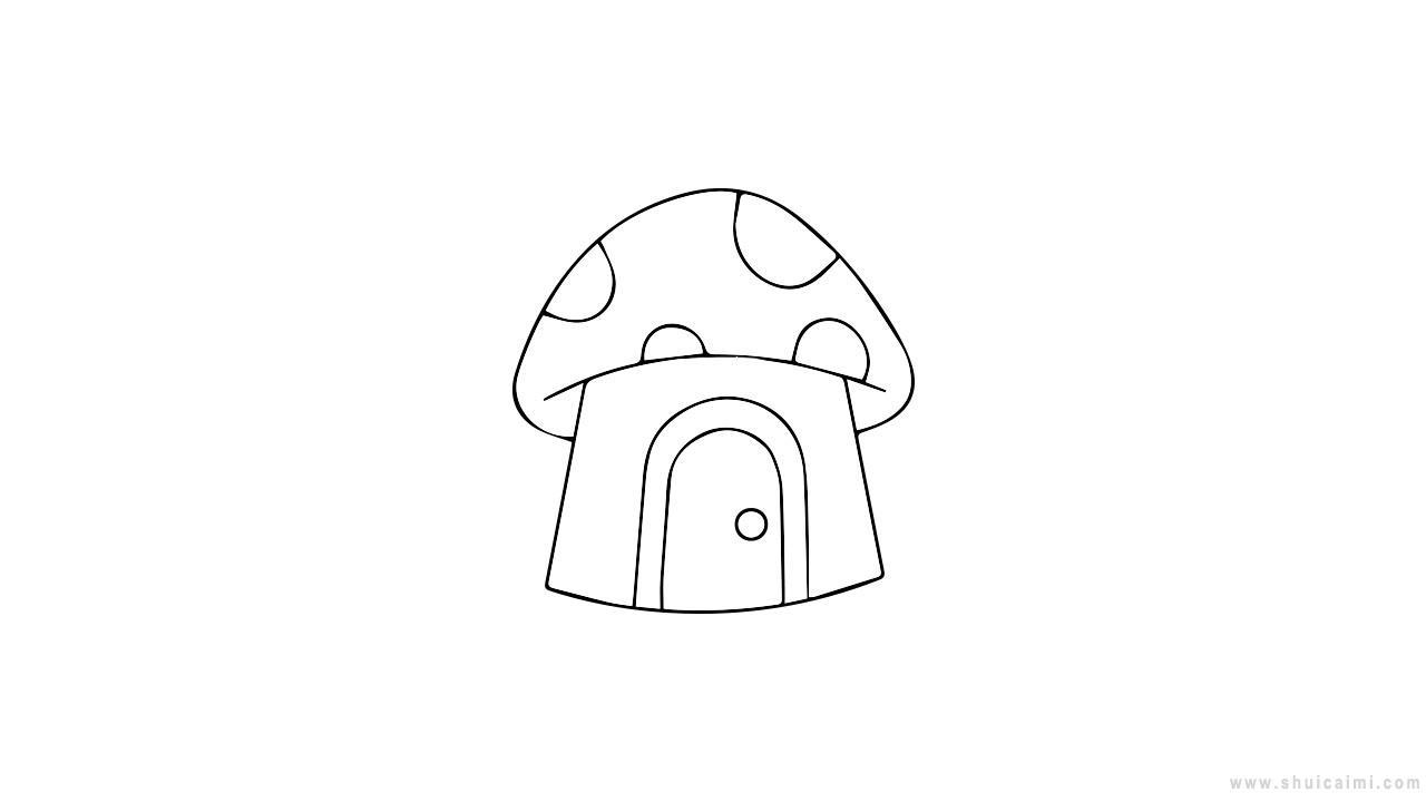 蘑菇房子简笔画怎么画 蘑菇房子简笔画简单又好看