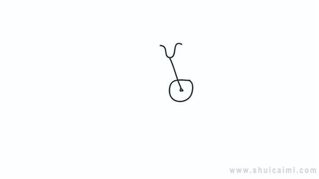 三轮车简笔画怎么画 三轮车简笔画图片