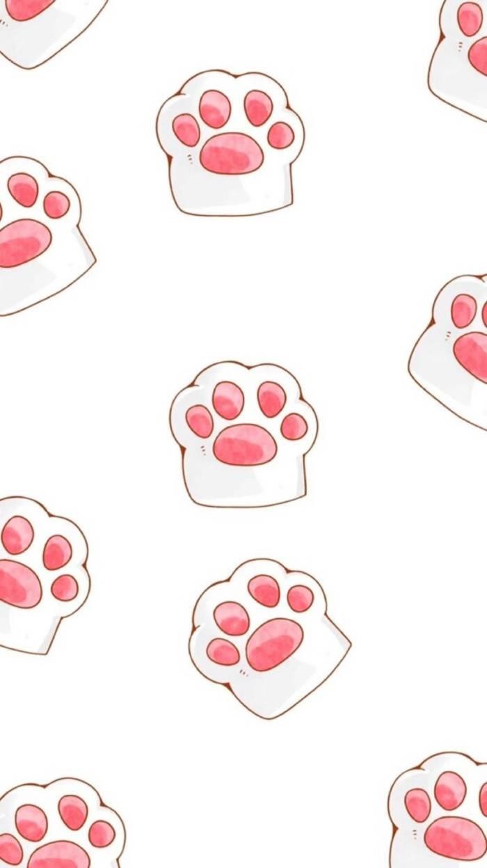 猫爪简笔画 猫爪简笔画可爱