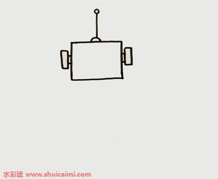 机器人怎么画 帅气机器人简笔画简单易画彩色