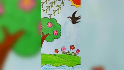 春天简笔画 春天简笔画简单又漂亮