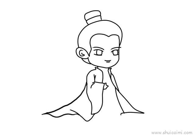 知否齐衡q版儿童画怎么画 知否齐衡q版简笔画图片大全