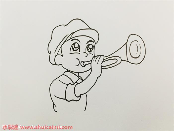 红色革命烈士怎么画 红色革命烈士简笔画漂亮卡通