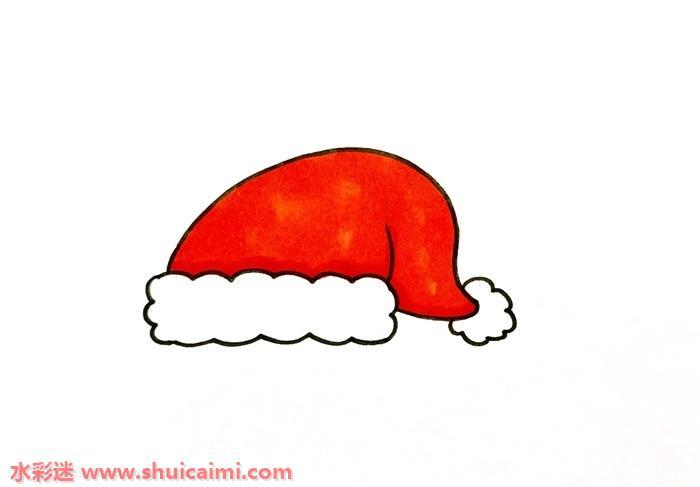 圣诞帽怎么画 圣诞帽简笔画简单好看带颜色