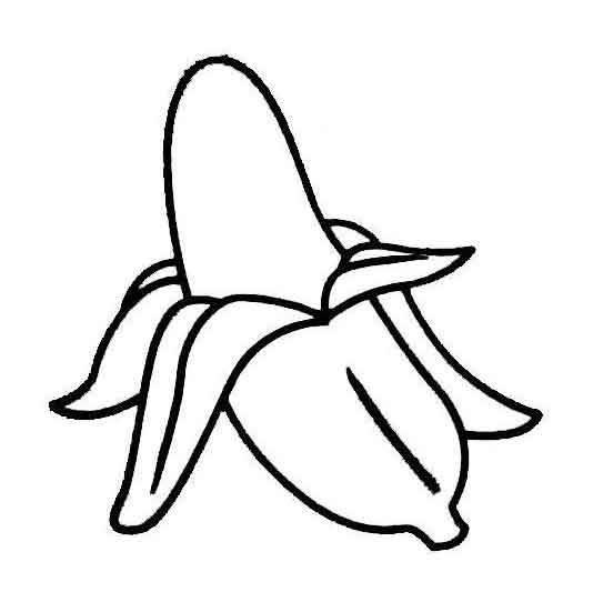 香蕉图片简笔画 香蕉图片简笔画儿童画