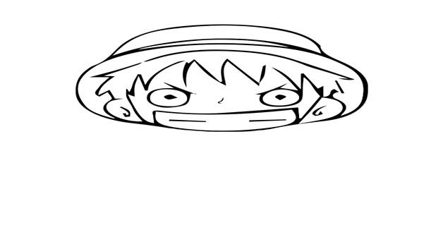 路飞全身简笔画怎么画 路飞全身简笔画顺序